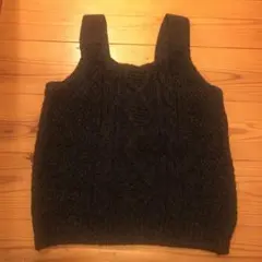 mao made M ニットベスト ダークグレーのサムネイル