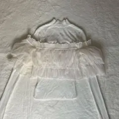 snidelフリル付きオフショルダー トップス M