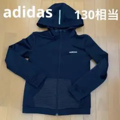 adidas フード付きパーカー J/S 黒