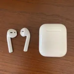 【ジャンク】AirPods ワイヤレスイヤホン 本体 ホワイト