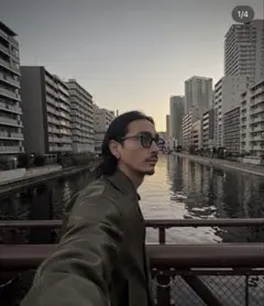 ZARA オリーブグリーン レザージャケット