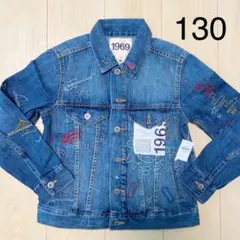 新品　gap kids デニムジャケット Gジャン 130