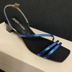 新品 sergio rossi ストラップサンダル 38.5
