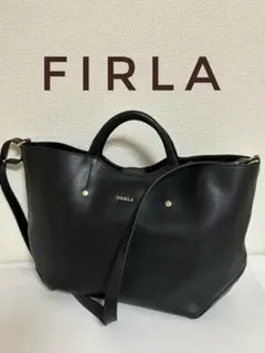 【美品】フルラ アリッサ 2way ショルダーバッグ　トートバッグ 通勤 通学