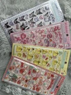 3Dステッカーシール2枚セット☆