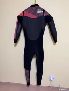 防寒☆AXXE☆生地柔らかHUMP裏起毛セミドライウェットスーツ5×3mm既成L