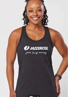 JAZZERCISE ブラック タンクトップ