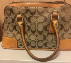 【COACH】コーチ シグネチャー 2WAYミニボストン ハンドバッグ 6047