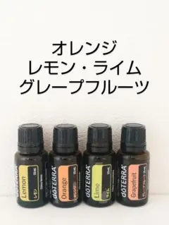 ドテラ　グレープフルーツ　5本セットてす。 2025年最新】doterra ドテラ グレープフルーツの人気アイテム