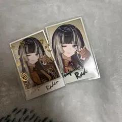 リグロス ReGLOSS 2周年 HMV 儒烏風亭らでん ランダムチェキ風カード