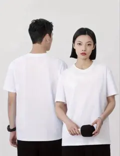 ホワイト オーバーサイズ Tシャツ 半袖 XXL