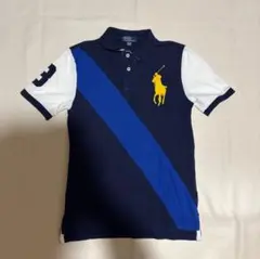 ラルフローレン ポロシャツ ビックポニー イタリア ITALIA ブルー XS