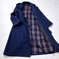 希少 バーバリー レディース トレンチコート XL 紺 超ロング丈 120cm 2026年最新】バーバリー コート レディース 大きいサイズの人気