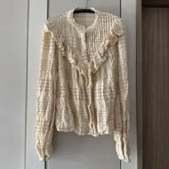 ZARA ザラ　フリルブラウス　フリルシャツ　XS