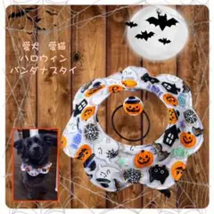 【即日発送】愛犬　愛猫　ハロウィンバンダナスタイ