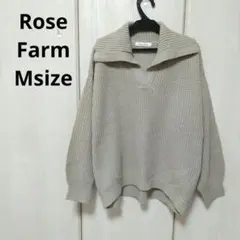 Rose Farm☆襟付きニット Mサイズ