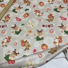 ポリエステル裏毛ニット生地　在庫1