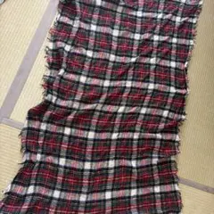 sunaokuwaharaチェック柄フリンジストールのサムネイル