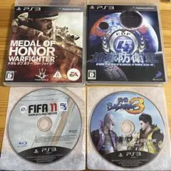 PS3 ゲームソフト　4本セット　まとめ