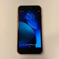 訳あり iPhone SE3 64GB レッド 75% 画面横線表示 - メルカリ