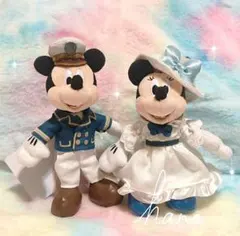 ディズニーシー25周年 ミッキー ミニー ぬいぐるみバッジ ジュビリージャーニー