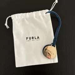 FURLA チャーム バッグアクセサリー ネイビー