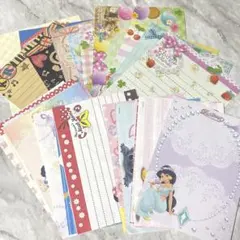 バラメモ 60枚超え　平成　レトロ　メモ帳　ディズニー　キャラクター　プリンセス