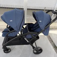 【美品】Joie 2人乗りベビーカー エヴァライトデュオ　ネイビー Joie エヴァライトデュオ 2人乗りベビーカー レンタル – ベビー用品