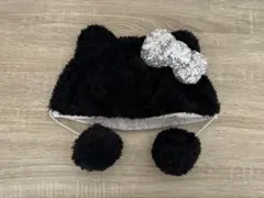 USJ ユニバ ハローキティ ファンキャップ 黒