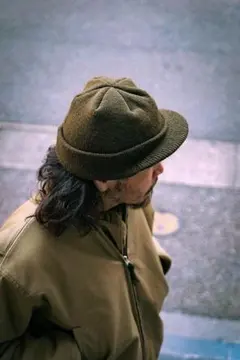 ザリアルマッコイズ CAP WOOL KNIT M-1941 OLIVE - メルカリ