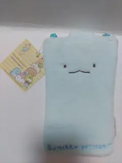 【美品】すみっコぐらし モフモフスマホポーチ とかげ