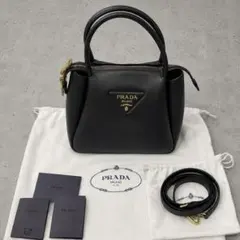 PRADA ハンドバッグ CITY CALF ダックグリーン - メルカリ