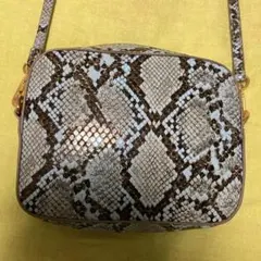 パイソン柄大人気ミニバッグ