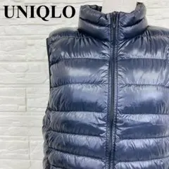 UNIQLO ウルトラライトダウンベスト ネイビー L 0308-A