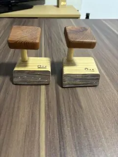 木製 腕時計スタンド 2個セット