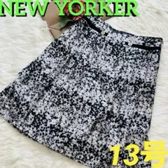 ✨️極美品✨️NEW YORKER ニューヨーカー ひざ丈スカート フレアスカートのサムネイル