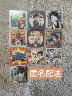 匿名配送】10枚 僕のヒーローアカデミア アートコースター RIVALS