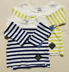 BREEZE ストライプ Tシャツ 90/95サイズ 2枚セット