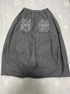 【セール中】ミナペルホネン ファブリックポケット付きバルーンスカートハンドメイド