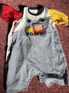 ミキハウス　ロンパース　カバーオール　ベビーフリー