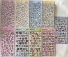 正規品 たまごっち しずくちゃん 大、ミニ ボンボンドロップシール 9枚セット