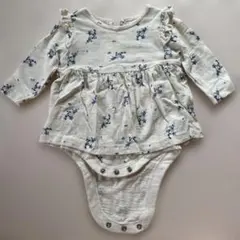 Baby Gap ベビー 花柄 ワンピース風 ロンパース 50cm