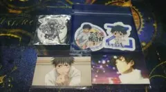 【呪術廻戦】乙骨憂太 墨絵缶バッジ ステッカー まとめ売り