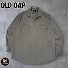 OLD GAP 90s00sオールドギャップシャツ 無地ソリッドXL