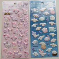 本日メルカリ便発送♥シナモロール&マイメロ&クロミ♥ぷくっとシール