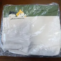 新品未使用✫柴犬トートバッグ エコバッグ A4サイズ アイボリー