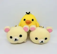 リラックマ おきらくミニマスコット　コリラックマ　キイロイトリセット　ぬいぐるみ