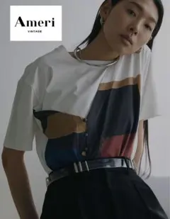 完売商品【Ameri】ART BIG TEE Tシャツ デザインTシャツのサムネイル