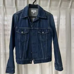 【HYKE 】ハイクブルーデニムジャケットレディースS