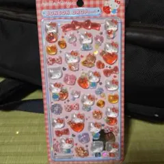 【正規品】サンリオ　ハローキティ　ボンボンドロップシール　第2弾　赤